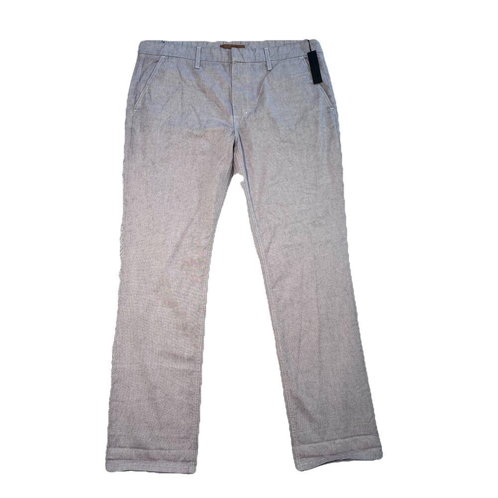 New Joe's Red Blue White Straight Narrow Chino Pants 40 x 35 NWT